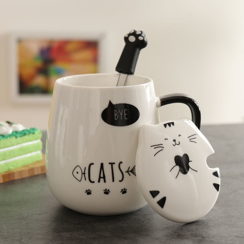Cat Lover Gift Box Ceramic Mug - Perfect Gift for Cat Enthusiasts