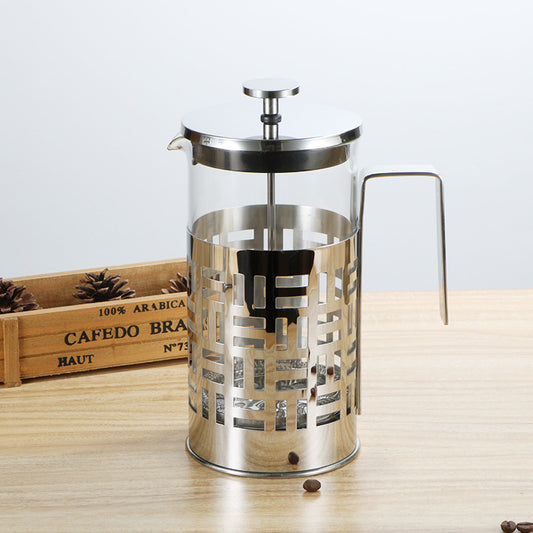Stainless Steel French Press Coffee Maker with Filter Cup