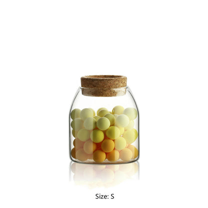 Kitchen Glass Storage Jar - Transparent Food Storage Tank for Freshness and Organization