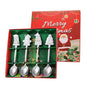 Stainless Steel Tableware Cartoon Gingerbread Man Coffee Spoon Christmas Spoon Gift Box
