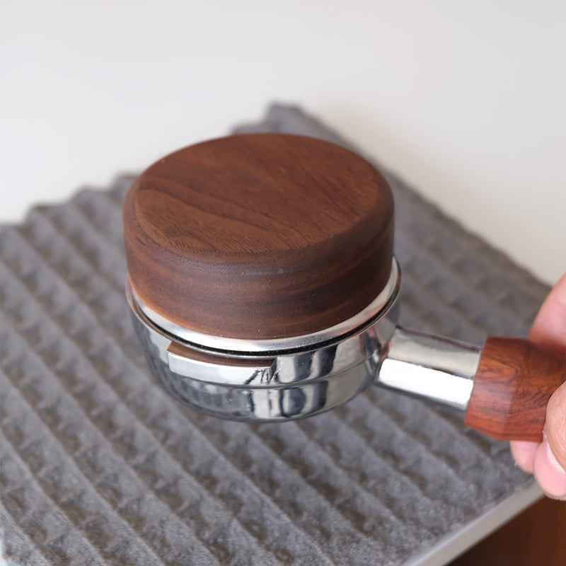 Professional Wooden Coffee Distribution Tool for Baristas and Coffee Lovers