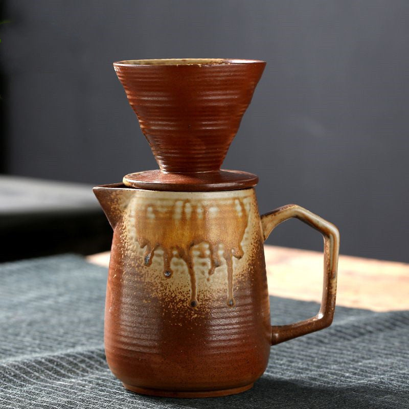 Kiln Change Coffee Filter Set with Ceramic Gilt Separator for Perfect Brew
