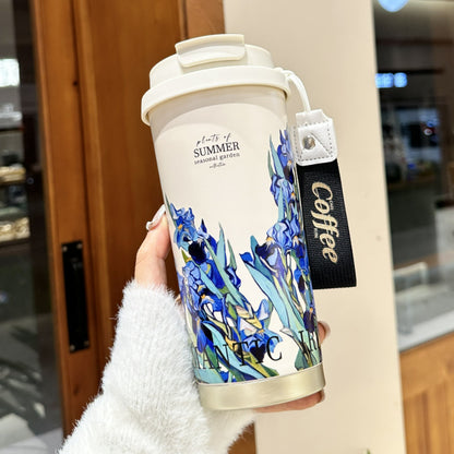 Stainless Steel Coffee Cup for Travel and Outdoor Use