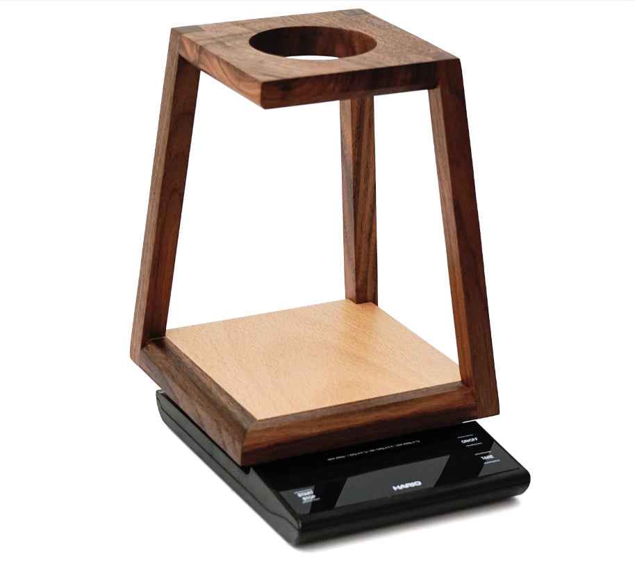 Outdoor Camping Household Solid Wood Pour-over Coffee Bracket