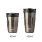 Retro Stainless Steel Coffee Mug - Portable Metal Travel Cup
