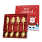 Stainless Steel Tableware Cartoon Gingerbread Man Coffee Spoon Christmas Spoon Gift Box