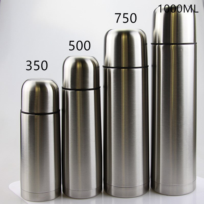 Stainless Steel Vacuum Flask - Insulated Travel Flask for Hot & Cold Beverages