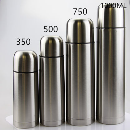 Stainless Steel Vacuum Flask - Insulated Travel Flask for Hot & Cold Beverages