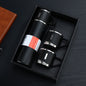 Travel Coffee Insulated Thermos with Cup - Hot & Cold Beverage Companion