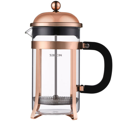 Rose Gold French Press Coffee Maker