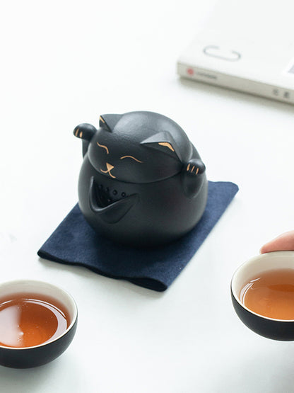 Tea Set Portable - Pot And Two Cups Outdoor Storage Bag