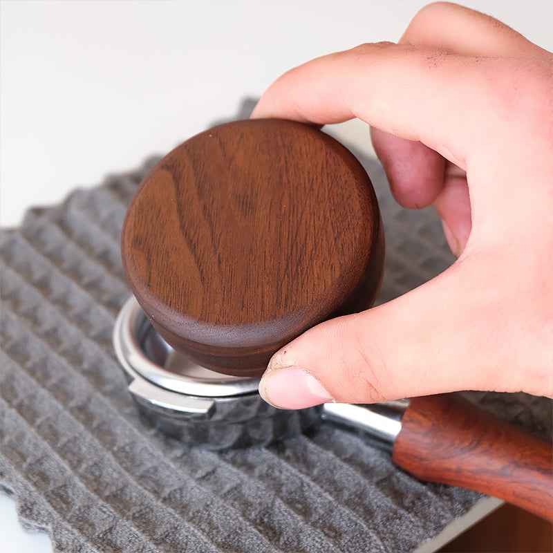 Professional Wooden Coffee Distribution Tool for Baristas and Coffee Lovers