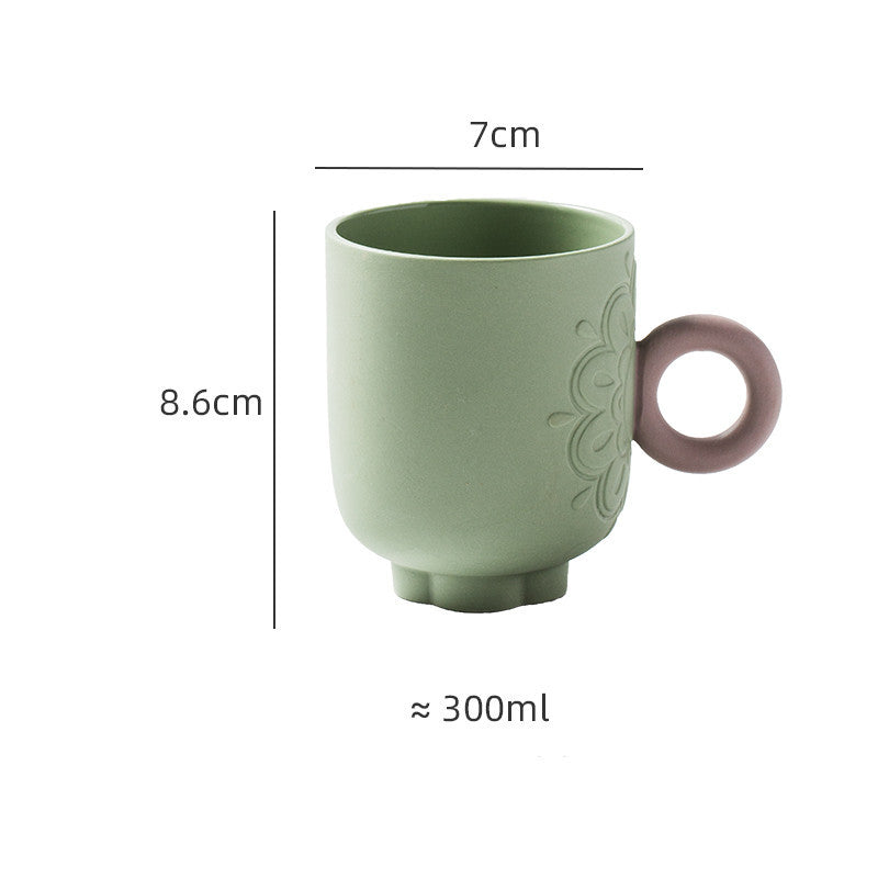 Flower Teapot Gift Box with Teacup Set for Elegant Home Living Room Decor