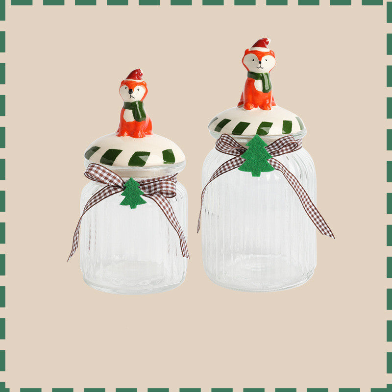Coffee Bean Net Celebrity Storage Glass Grain Cans