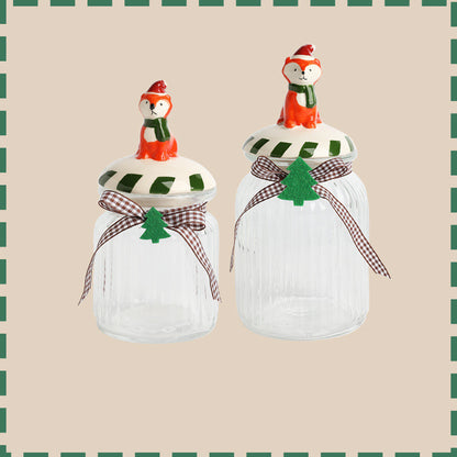 Coffee Bean Net Celebrity Storage Glass Grain Cans