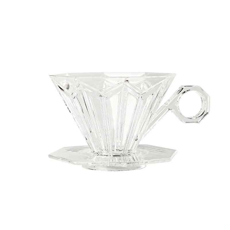 Hexagon Crystal Coffee Dripper - Elegant Brewing for Perfect Coffee