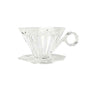 Hexagon Crystal Coffee Dripper - Elegant Brewing for Perfect Coffee