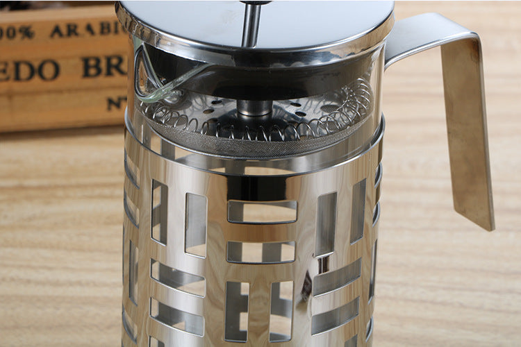 Stainless Steel French Press Coffee Maker with Filter Cup