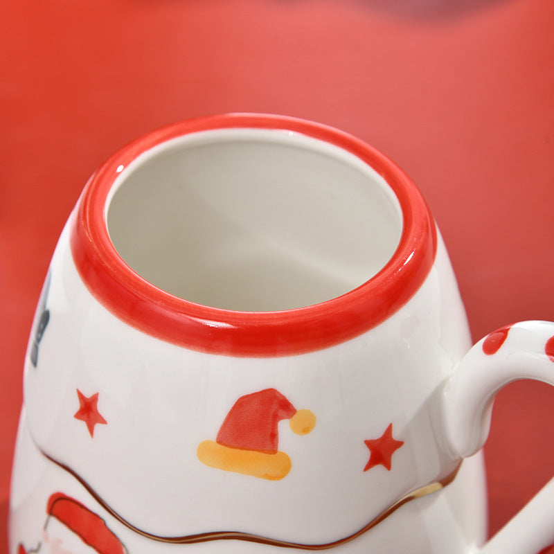 Ceramic Milk Mug With Lid