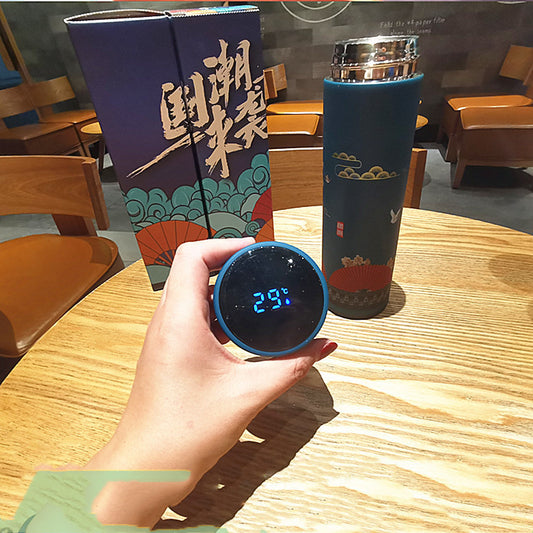Vacuum Flask Temp Display - Sensible Warm Water Cup