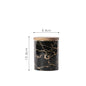 Ceramic Coffee Beans Storage Box - Stylish Marble Grain Design for Functional Organization