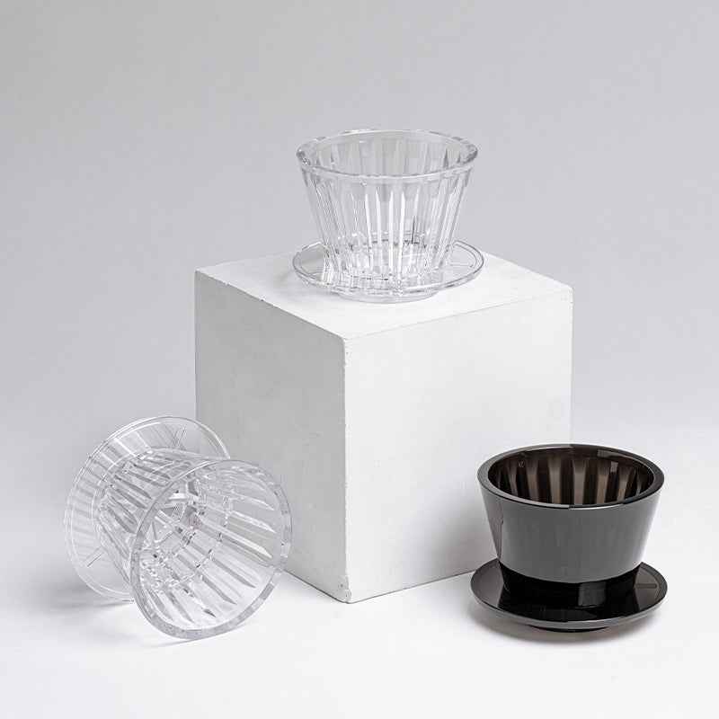 Hand Brewed Coffee Filter Cup - Flat Bottom Brewing for Perfect Cups