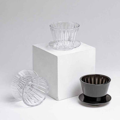 Hand Brewed Coffee Filter Cup - Flat Bottom Brewing for Perfect Cups