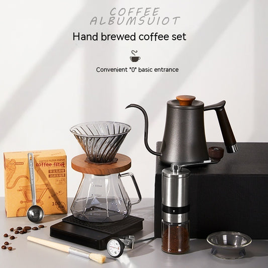 Pour-over Coffee Set Gift Box with Scale - Complete Household American Coffee Maker Combination