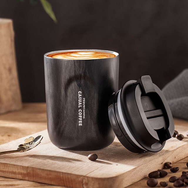 Casual Coffee Insulated Tumbler for Hot and Cold Beverages - Ideal Insulated Coffee Tumbler