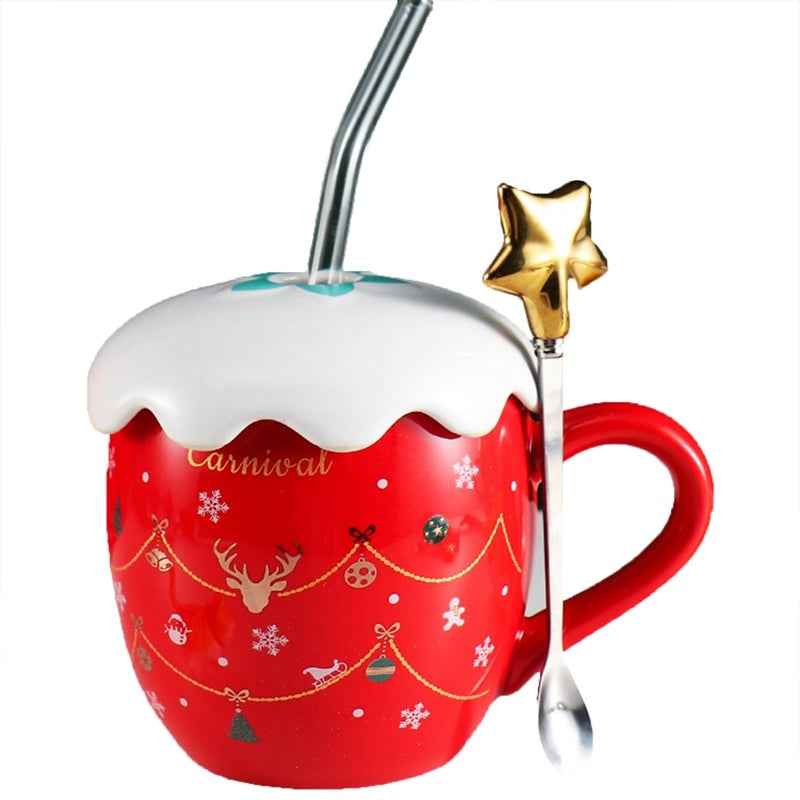 Coffee Cup Ceramic Water Cup Office Couple Creative