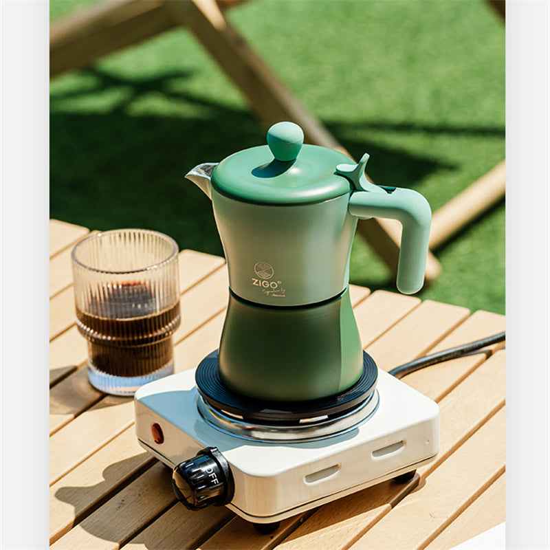 Moka Pot Espresso Coffee Maker - Brew Rich, Aromatic Coffee at Home