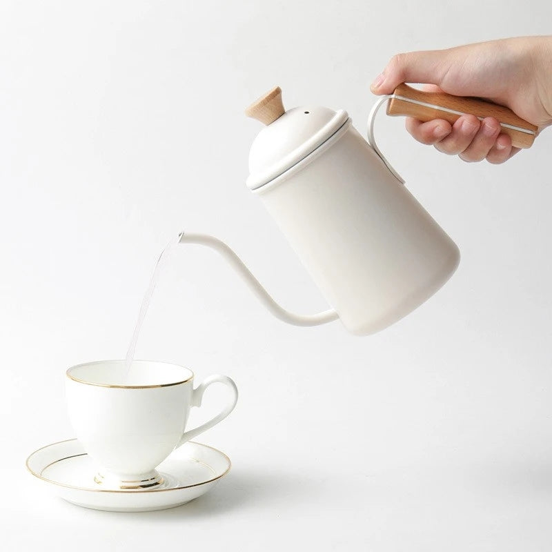 Handcrafted Gooseneck Coffee Kettle - Precision Pour-Over Kettle (650ML)
