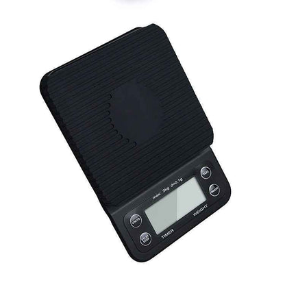 Electronic Coffee Weighing Scale - Black Precision Scale for Perfect Brewing