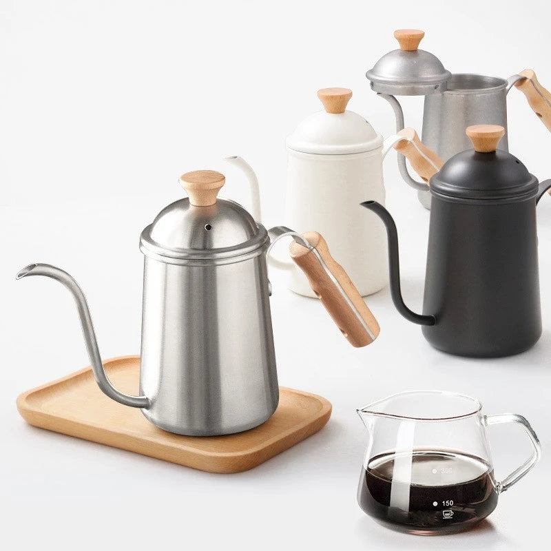 Handcrafted Gooseneck Coffee Kettle - Precision Pour-Over Kettle (650ML)