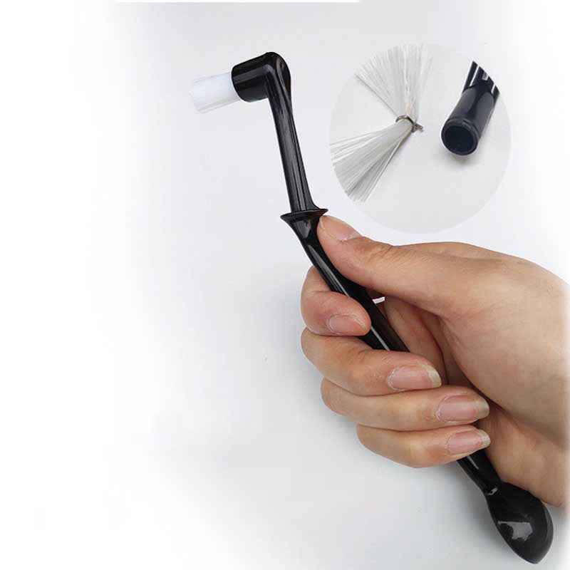 2-in-1 Coffee Machine Cleaner: Cleaning Brush and Spoon Combo