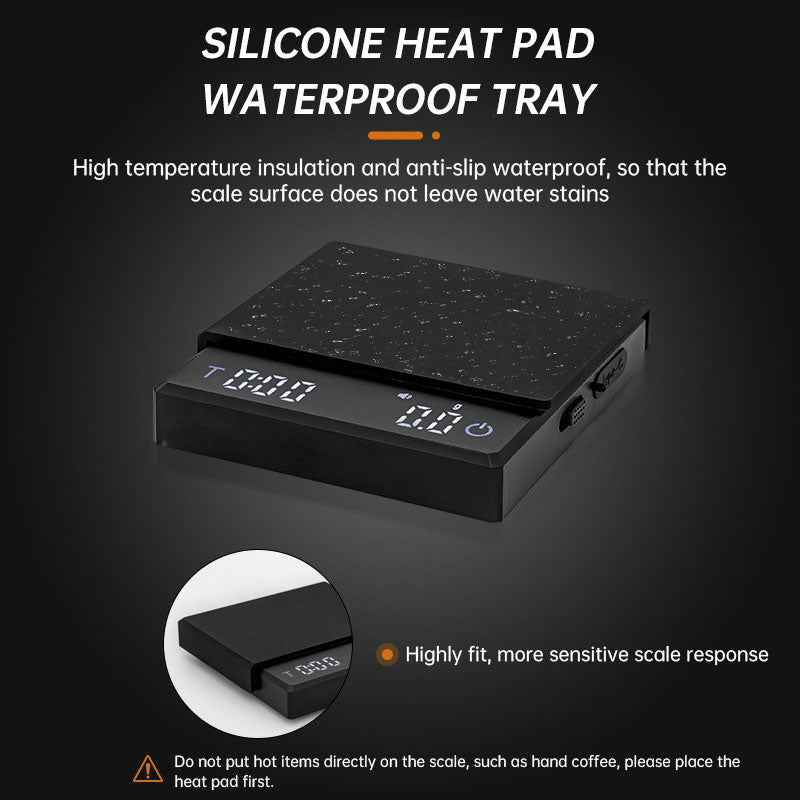 Mini Coffee Scale - Smart Precision in Black or White Options