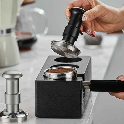 Adjustable Coffee Tamper Dual-Head for Perfect Espresso Brewing