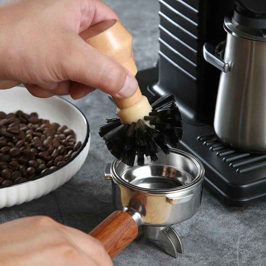 Portafilter Cleaning Brush for Effortless Espresso Maintenance