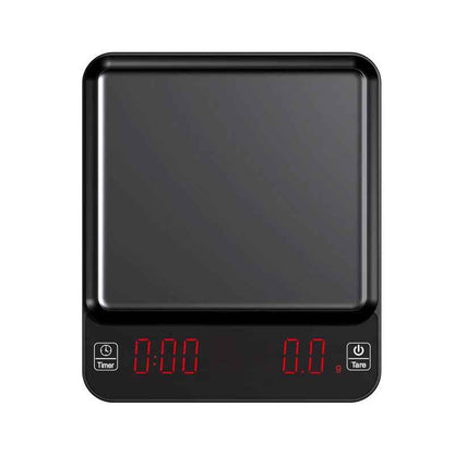 Coffee Scale with Timer and LED Display for Precision Brewing