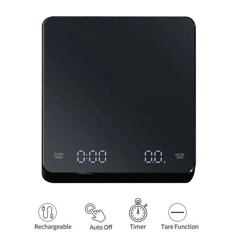 Digital Coffee Scale with Timer - Accurate Measurements for Perfect Brews
