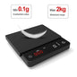 Bulea Digital Coffee Scale - Compact and Portable for Accurate Brewing