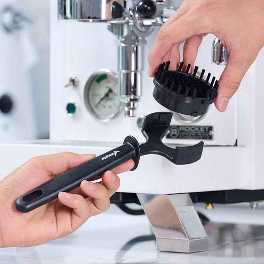 Eppie Round Brush for Coffee Machine Cleansing Coffee Machine Brewing Heads