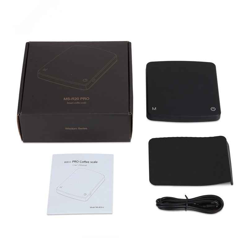 MS-R30A Smart Digital Coffee Scale with Timer - Precision Measurement for Perfect Brews