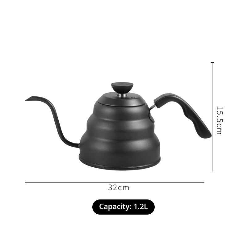 Hanging Ear Coffee Pot - Handmade 304 Stainless Steel with Fine Long Mouth for Hot Water