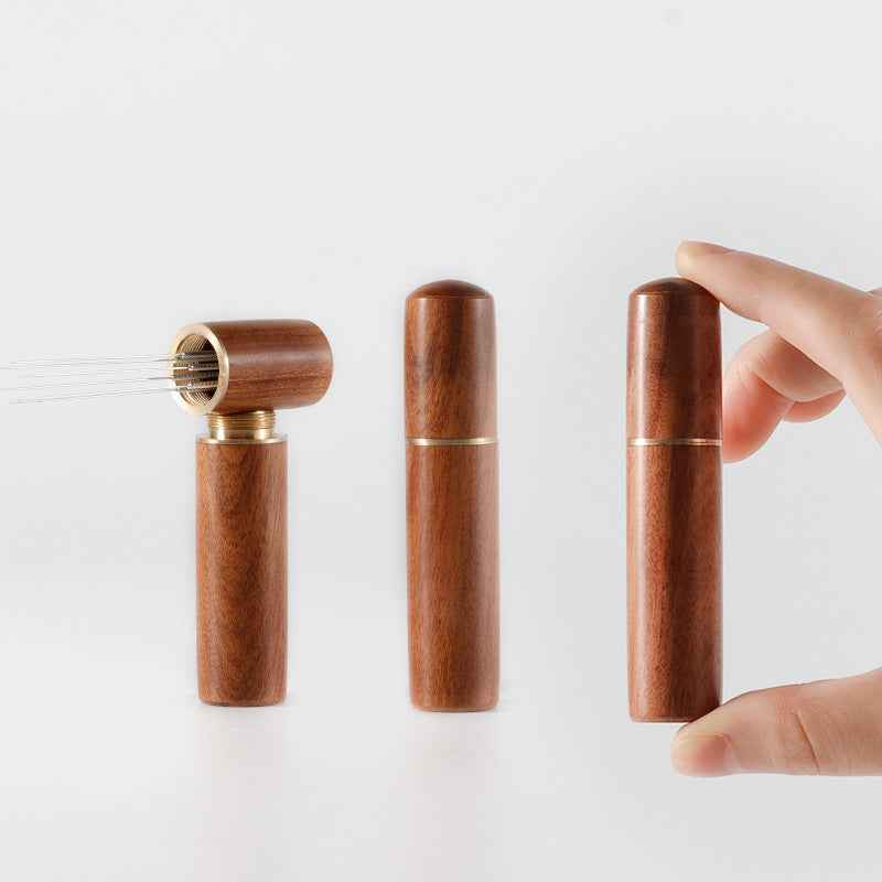Walnut Wood Espresso Stirrer and WDT Tool for Perfect Coffee Extraction