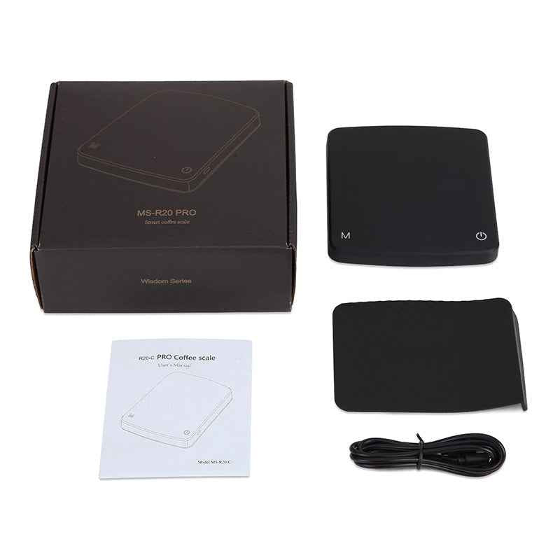 MS-R20A Smart Coffee Scale - Digital Precision Scale with Time Function