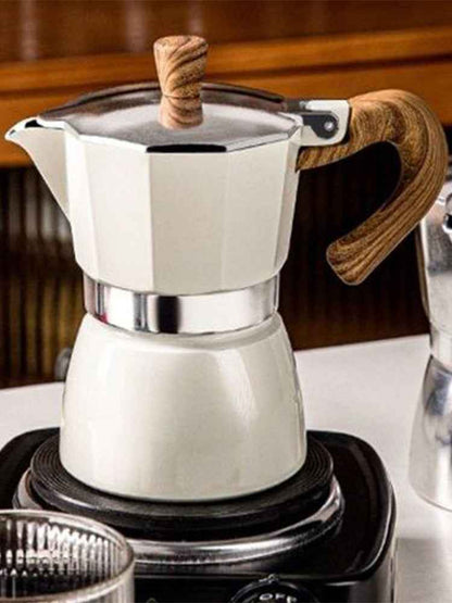 Classic Moka Pot - Authentic Italian Stovetop Espresso Maker for Rich Coffee