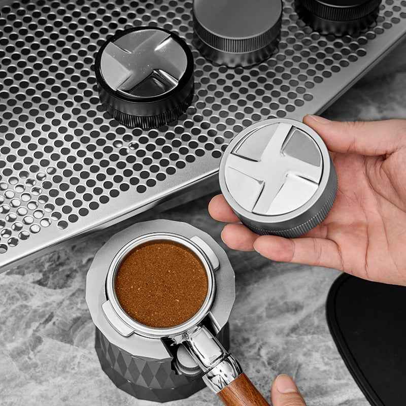 Adjustable Coffee Distributor and Leveler Tool for Perfect Espresso Extraction