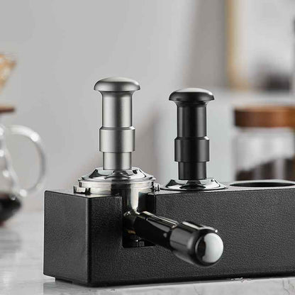 Adjustable Coffee Tamper Dual-Head for Perfect Espresso Brewing