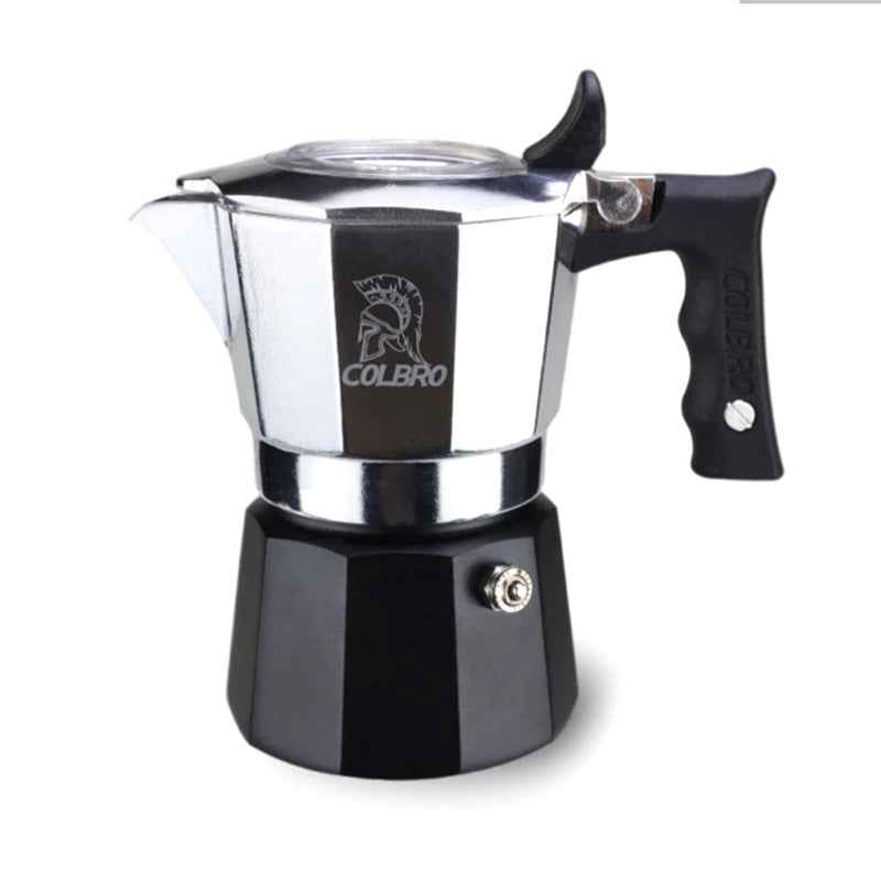 Colbro Moka Pot: Double Valve Espresso Maker for Perfect Home Brewing (UNITED STATES - Hye Bang)